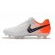 Nike Tiempo Legend VII Elite FG Nuovo Scarpa - Bianco Arancio