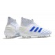 Adidas Virtuso Scarpa da Calcio Nuovo Predator 19+ FG - Bianco Blu