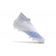 Adidas Virtuso Scarpa da Calcio Nuovo Predator 19+ FG - Bianco Blu